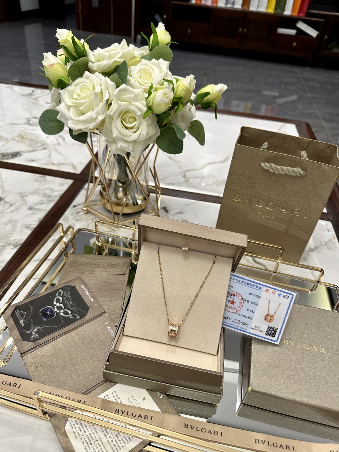 BVLGARI jewelry model 100